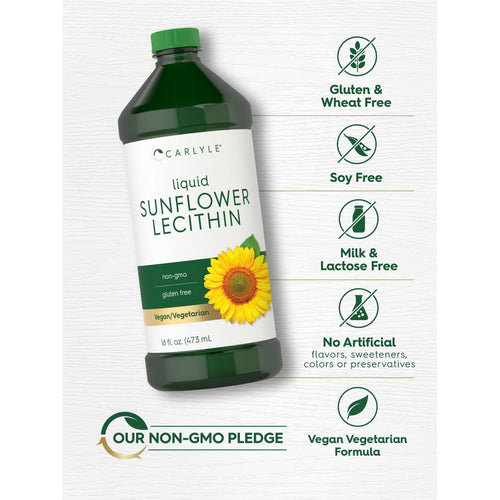 View 4 Sunflower Lecithin | 32oz Liquid (Pack of 2)