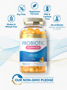 Probiotic | Natural Tropical Flavor | 180 Gummies
