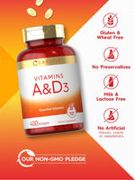 Load image into Gallery viewer, Vitamin A and D Supplement | 400 Softgels
