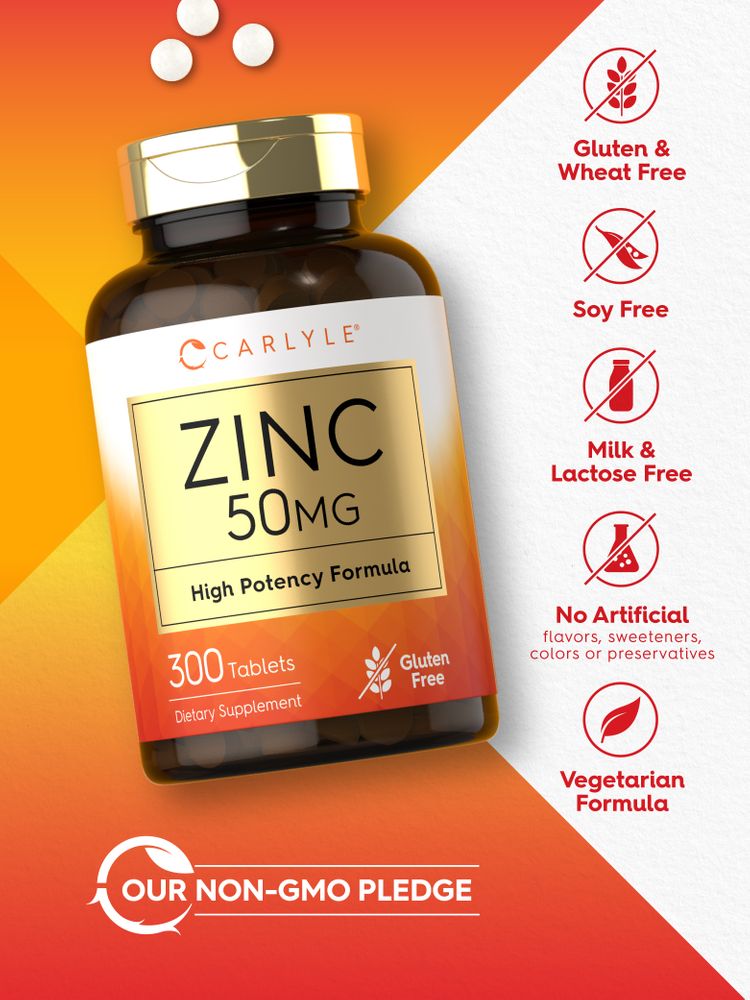 Zinc 50mg | 300 Tablets