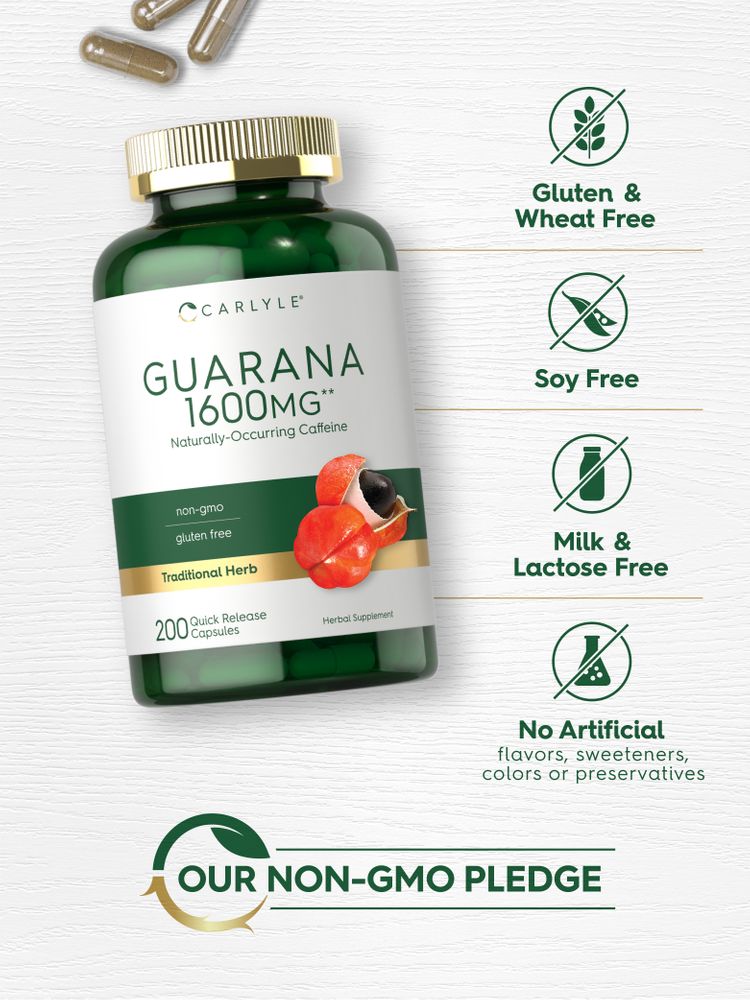 Guarana 1600mg | 200 Capsule