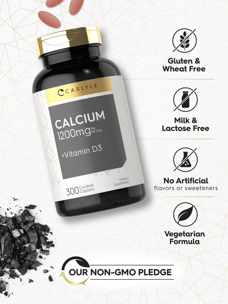 Calcium 1200mg with Vitamin D3 | 300 Tablets