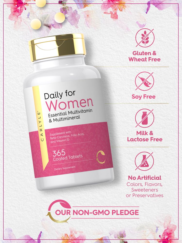 Multivitamines pour Femmes | 365 Comprimés