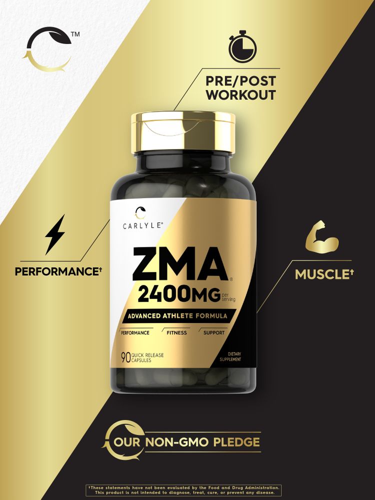 ZMA 2400 mg por porción | 90 Cápsulas