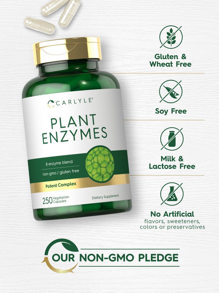 Plant Enzymes | 250 Capsules