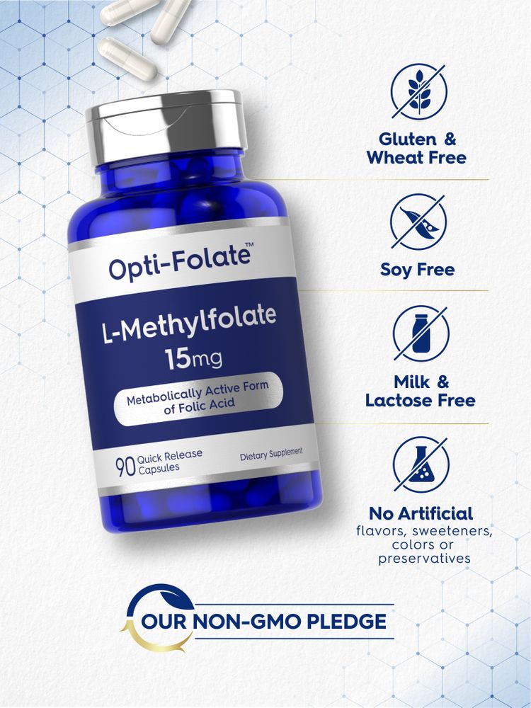 L-Methylfolate 15mg | 90 Capsules