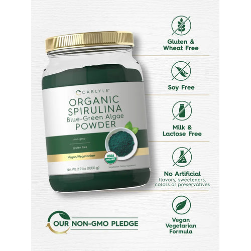 View 11 Spiruline Algue Bleu-Vert | Poudre 2.2lbs