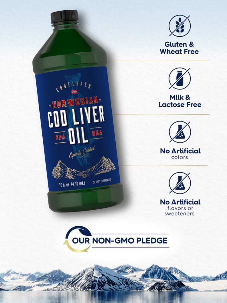 Cod Liver Oil Norwegian | 48oz Liquid