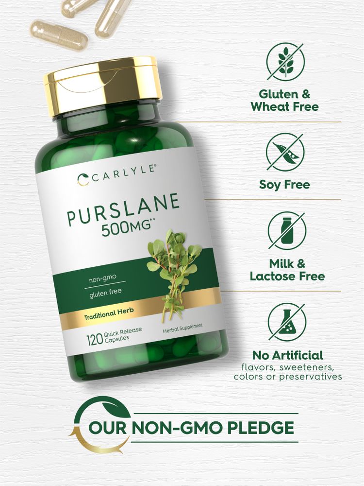 Purslane 500mg | 120 Capsules