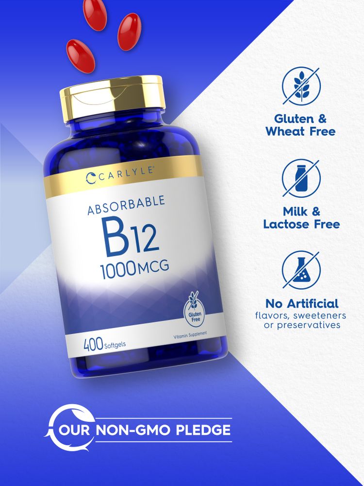 Vitamina B-12 1000 mcg | 400 Softgel