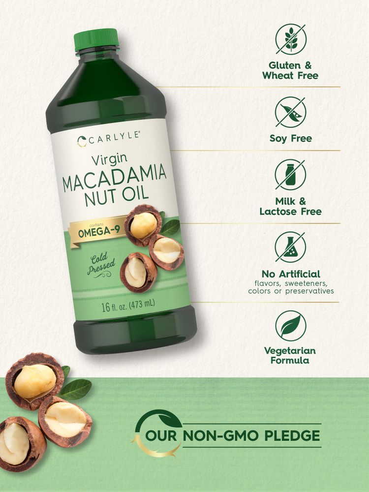 Aceite de Nuez de Macadamia | 48oz Líquido