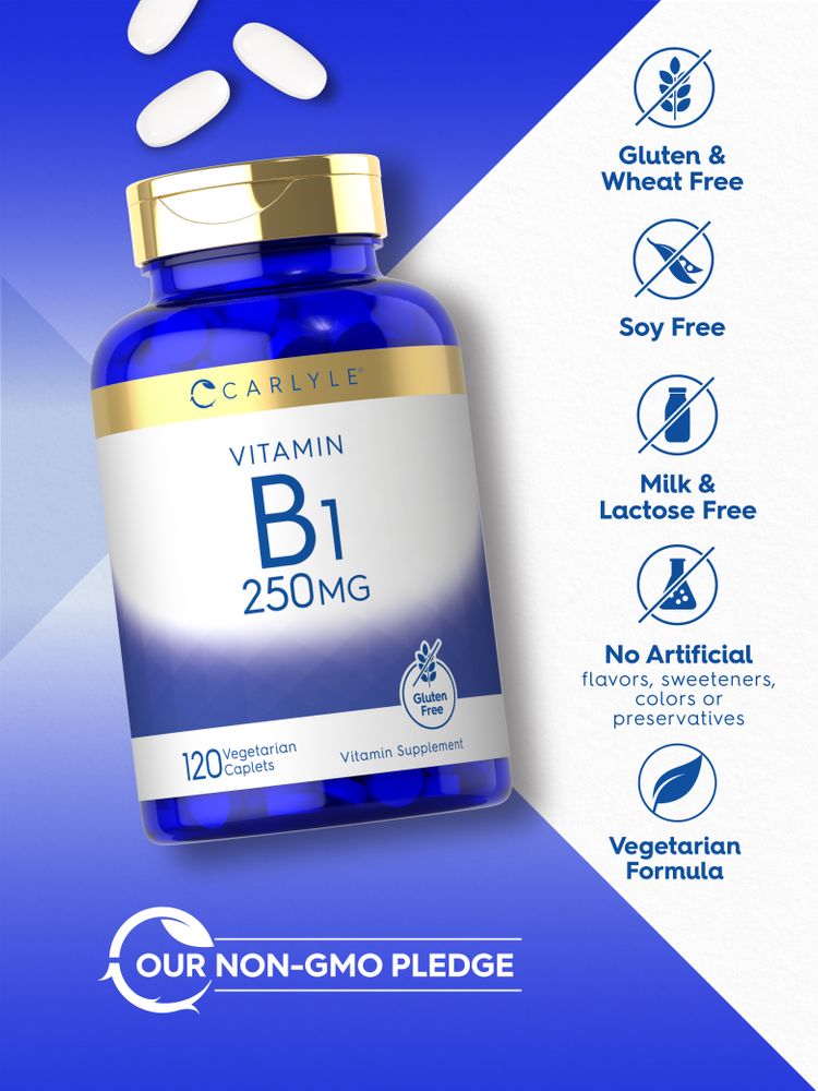 Vitamin B1 250 mg | 120 Caplets