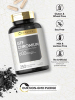 Load image into Gallery viewer, GTF Chromium 600mcg | 250 Capsules
