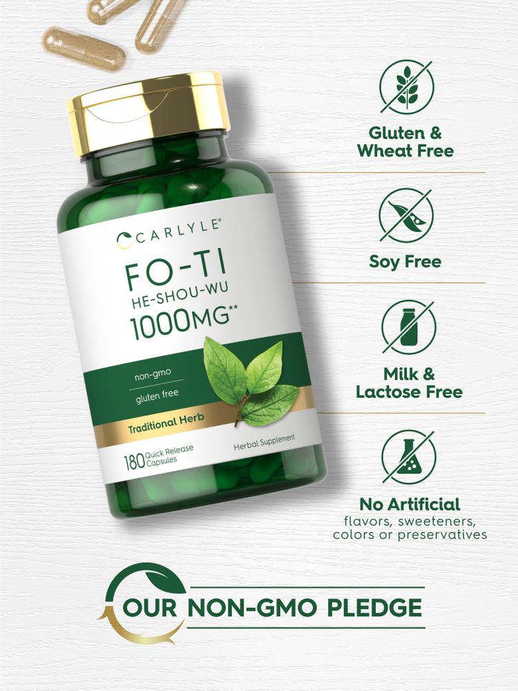 Fo-Ti Root 1000mg | 180 Capsules