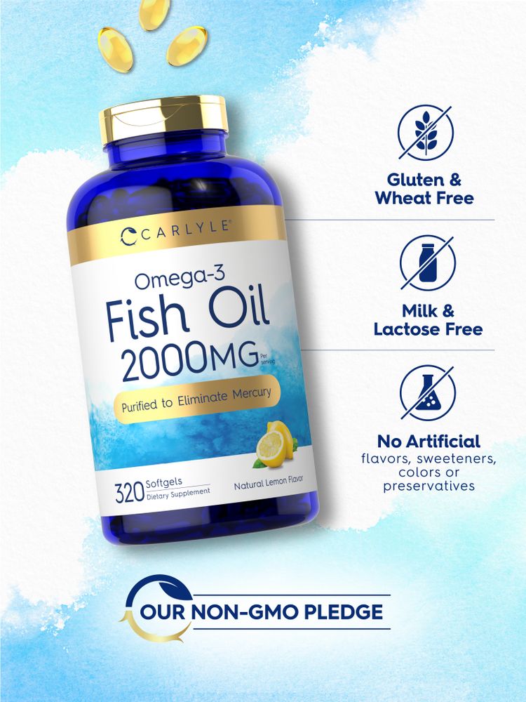 Olio di Pesce 2000mg per dose | 320 Softgel