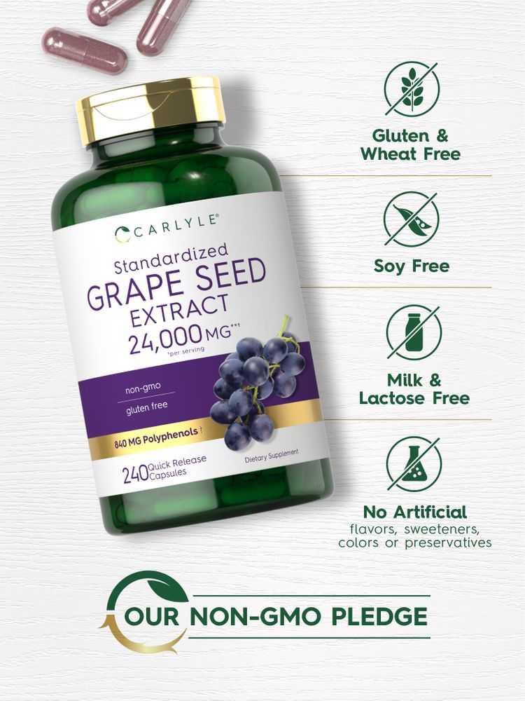 Grape Seed Extract 24,000mg per serving | 240 Capsules