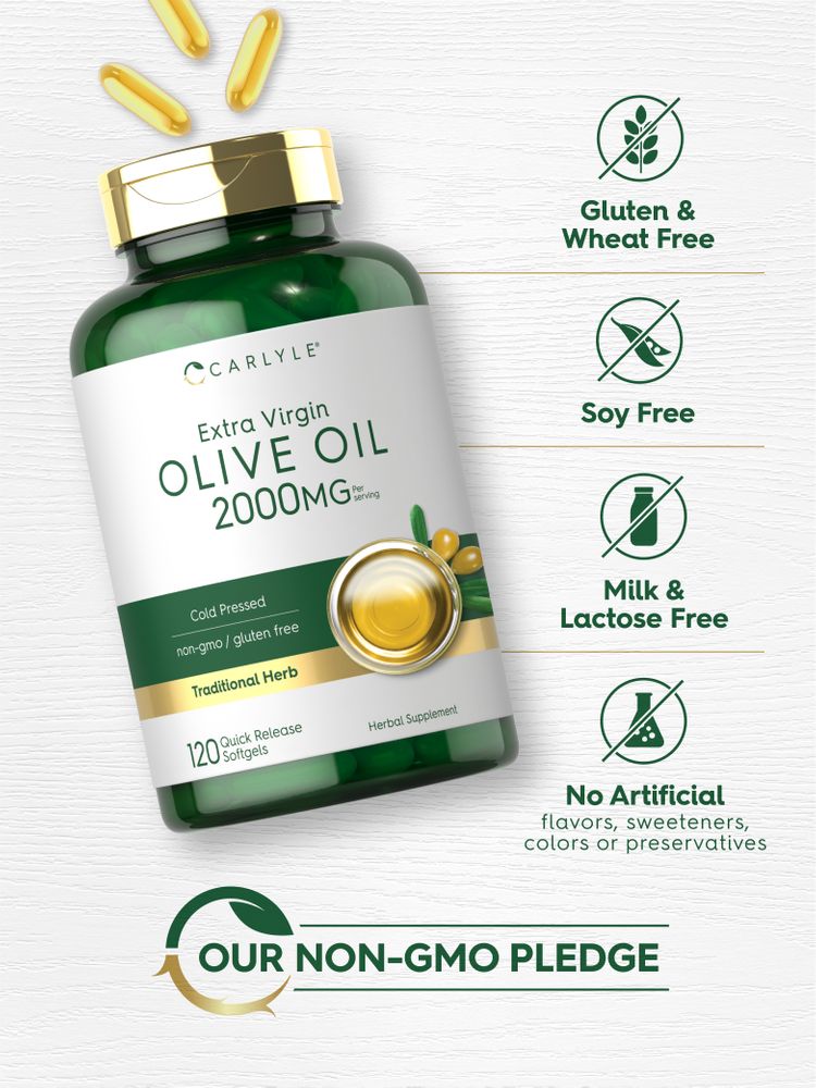 Olio d'Oliva 2000mg per dose | 120 Softgel