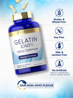 Load image into Gallery viewer, Gelatin 2160 mg with Silica Optimizer | 250 Capsules
