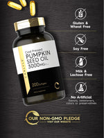 Load image into Gallery viewer, Pumpkin Seed Oil Cold Pressed 3000mg | 200 Softgels
