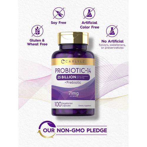 View 4 Pre & Probiotics 25 Billion CFU per serving | 100 Capsules