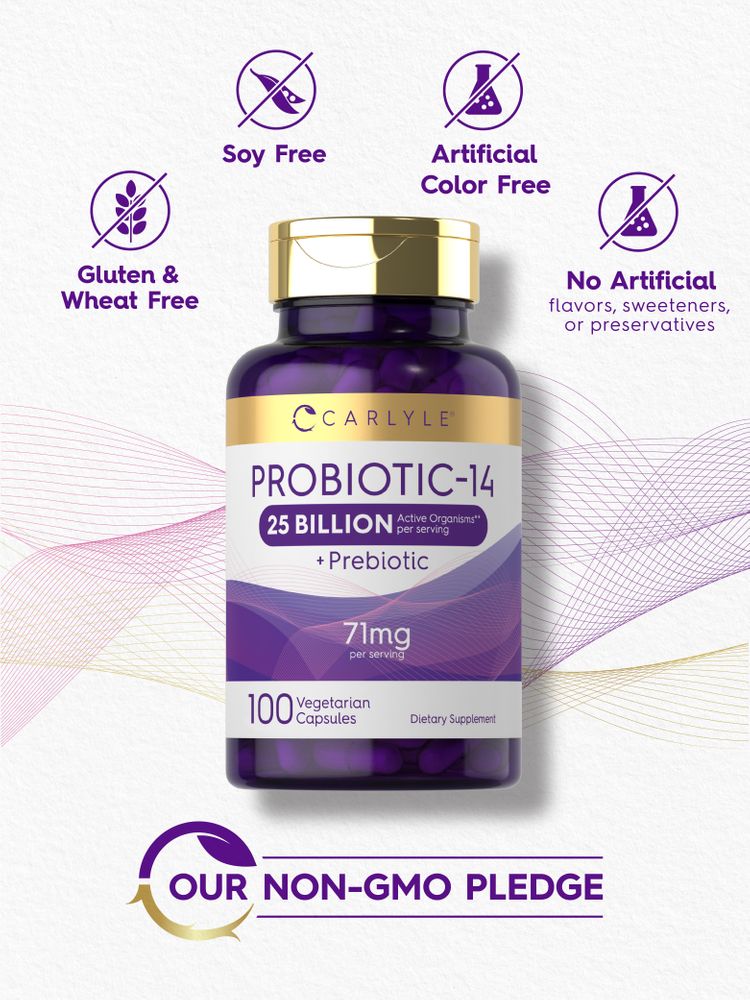 Pre & Probiotics | 25 Billion CFU | 100 Capsules
