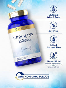 L-Proline 1500 mg | 240 Capsules