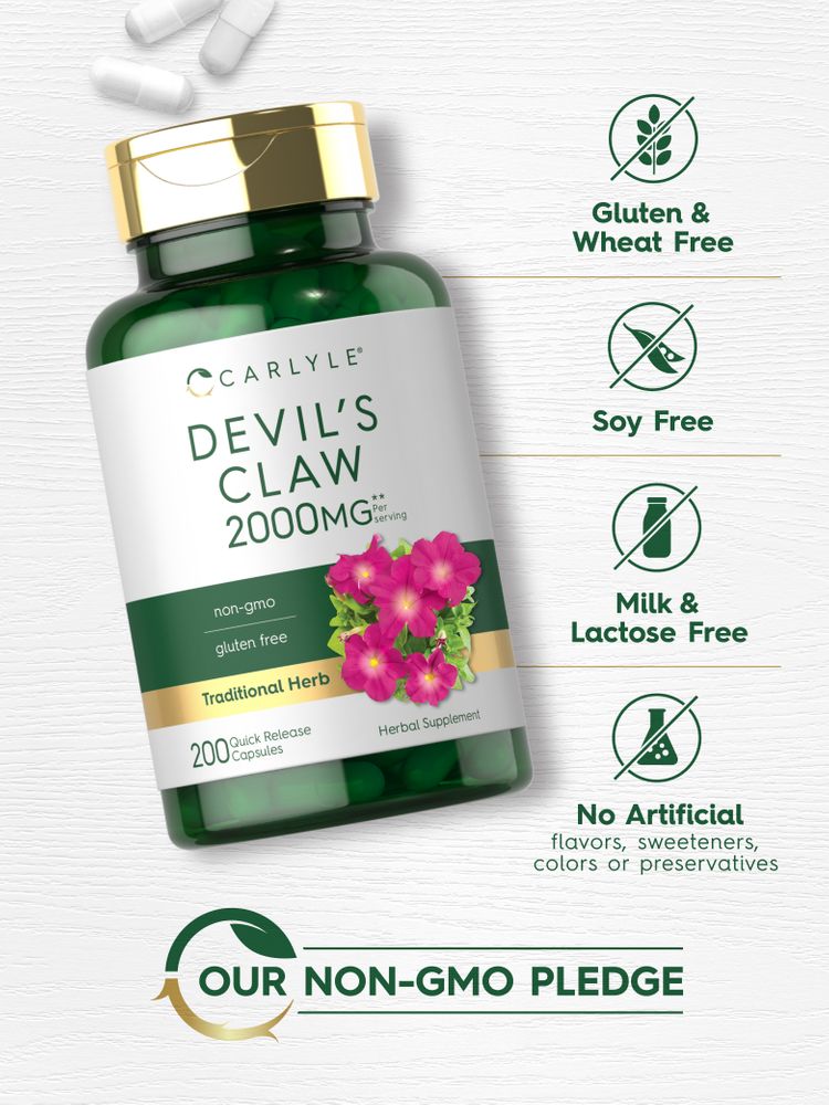 Devil's Claw 2000mg per serving | 200 Capsules