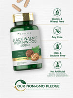 Load image into Gallery viewer, Black Walnut Wormwood 400mg | 120 Capsules
