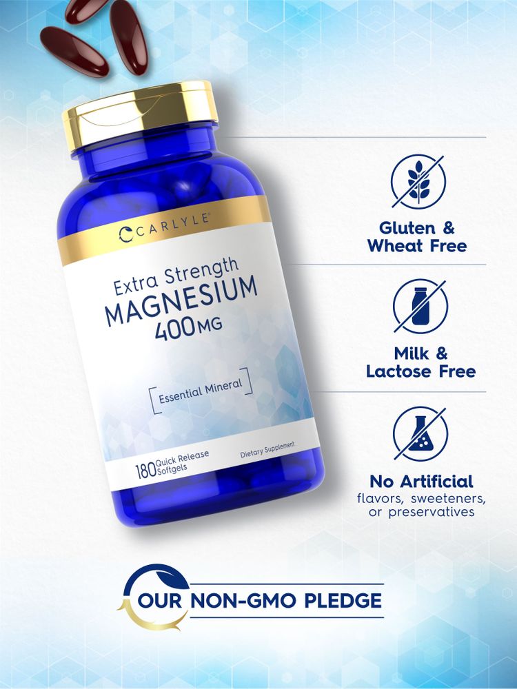 Magnesium 400 mg | 180 Weichkapseln