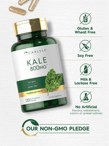 Kale Extract 800mg | 120 Capsules