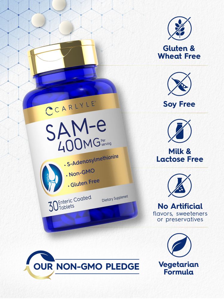 SAM-e 400mg por porção | 30 Comprimidos