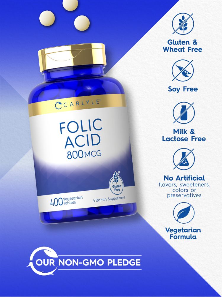 Acido Folico 800 mcg | 400 Compresse