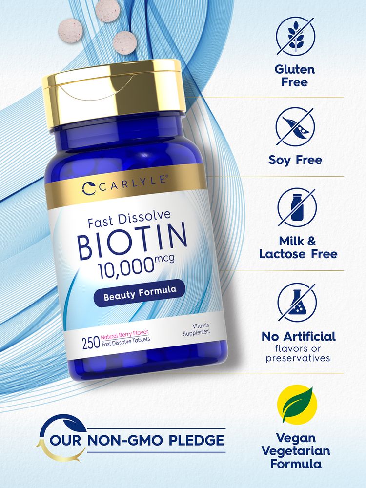 Biotin 10,000mcg | 250 Tablets