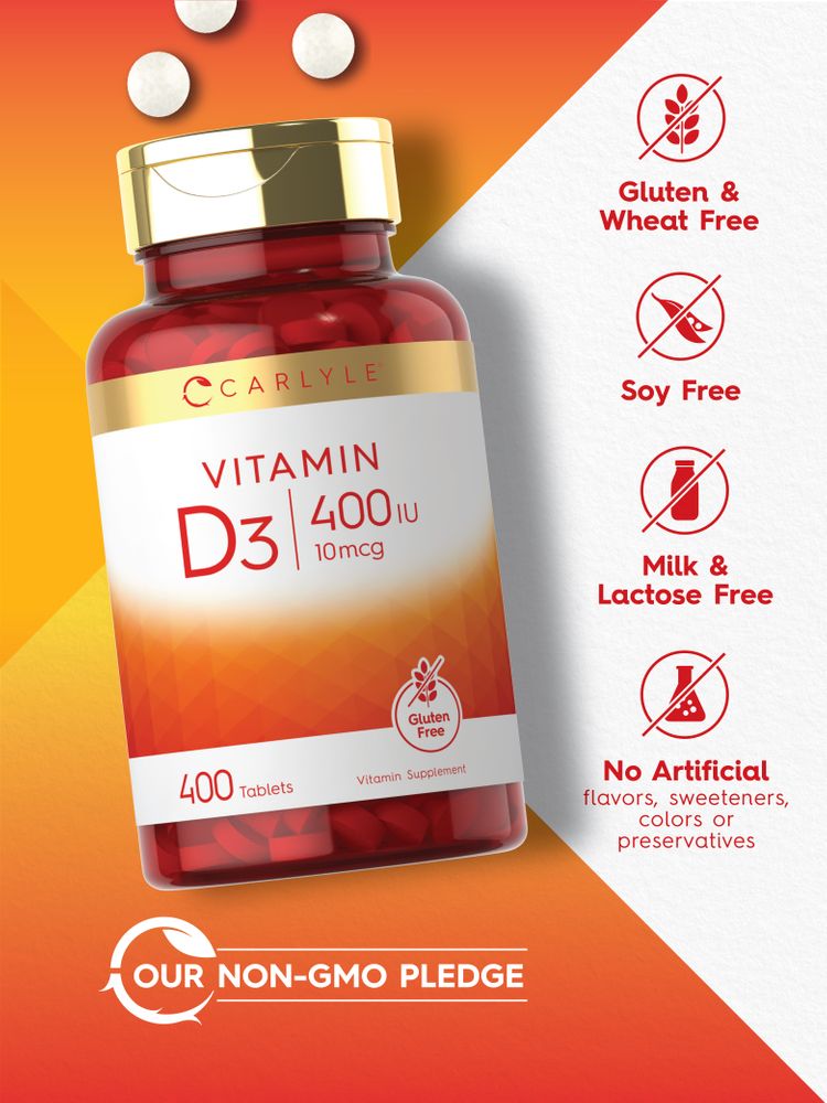 Vitamin D-3 400IU | 400 Tablets