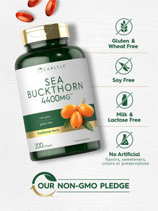Sea Buckthorn Oil 4400mg | 200 Softgels