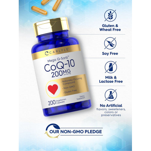 View 4 Co Q10 200mg por porção | 200 Cápsulas