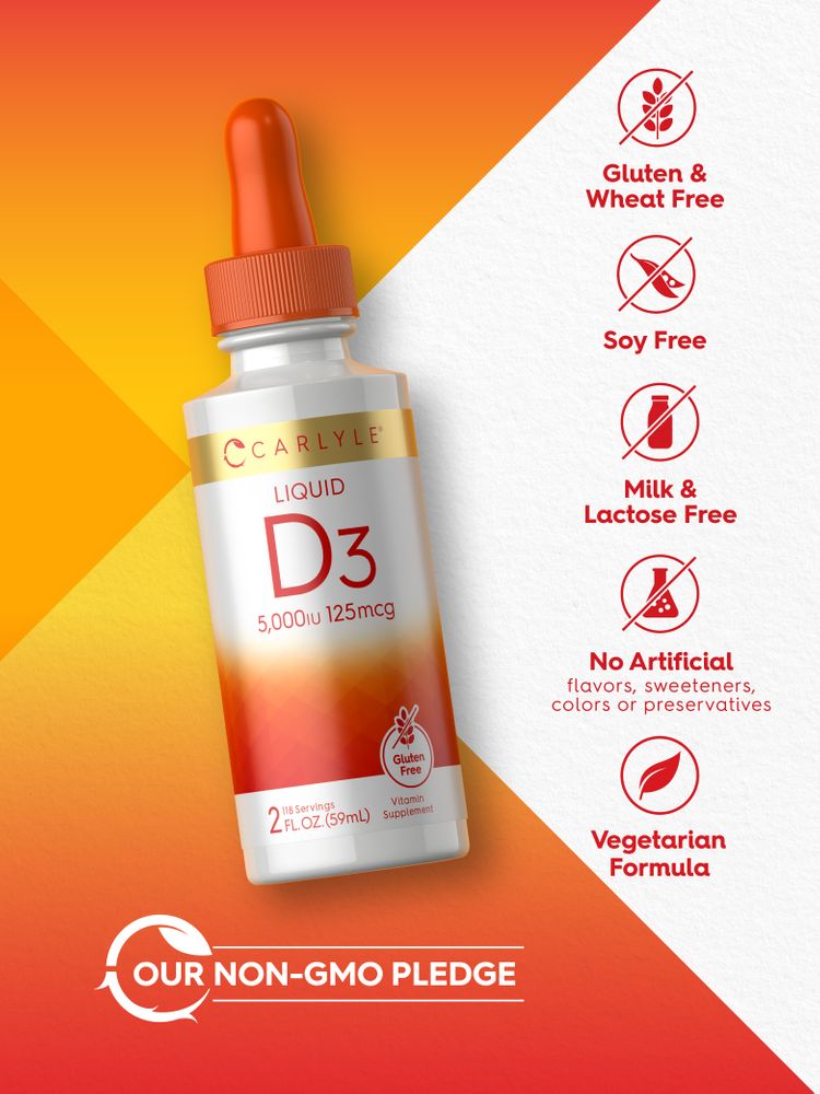 Vitamin D-3 5000IU | 2oz Flüssigkeit