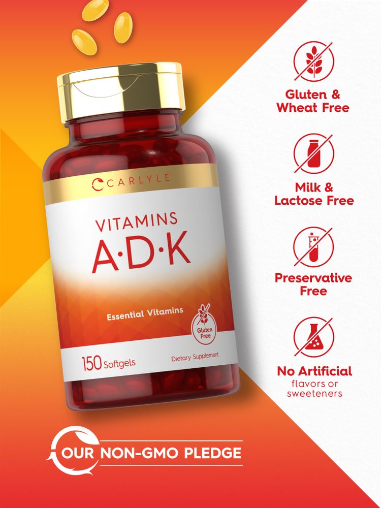 Vitamina ADK | 150 Cápsulas Gelatinosas