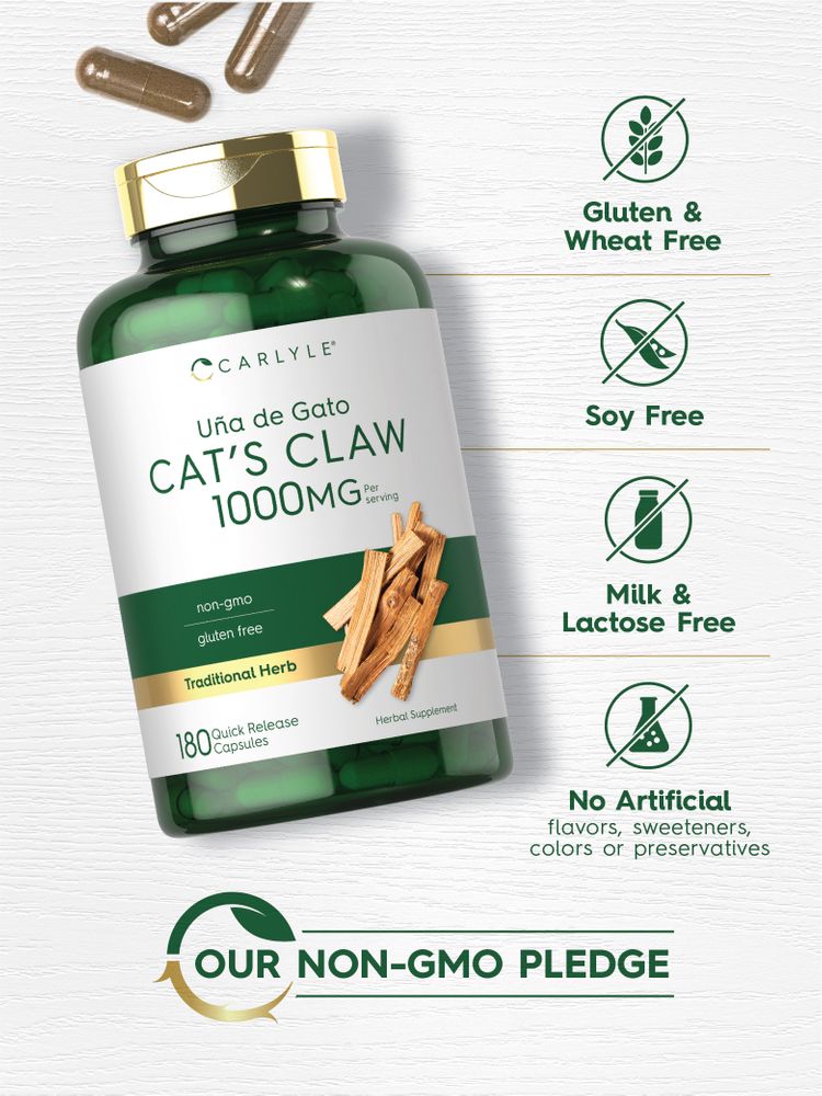 Cat's Claw 1000mg per serving | 180 Capsules