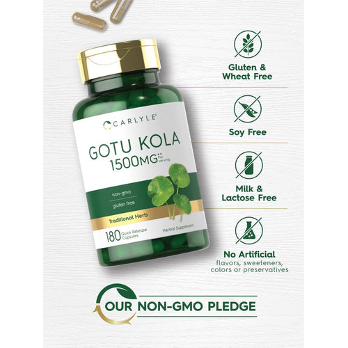 View 4 Gotu Kola | 180 Capsules