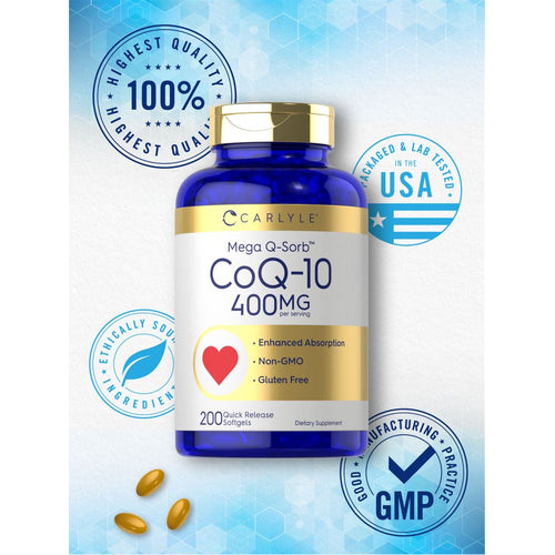 View 5 CoQ10 400 mg por porción | 200 Cápsulas Blandas