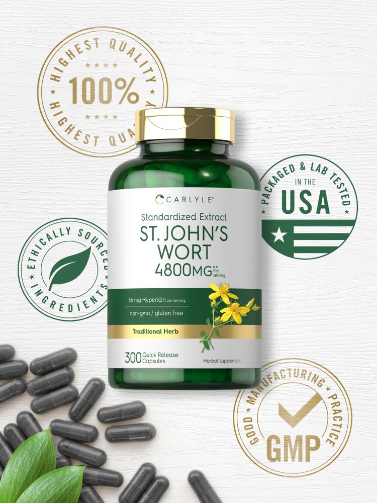 St John's Wort 4800mg per serving | 300 Capsules