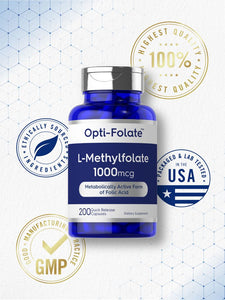 L-Methylfolate 1000mcg | 200 Capsules