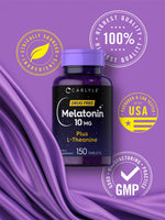Load image into Gallery viewer, Melatonin With L-Theanine 10mg | 150 Tablets
