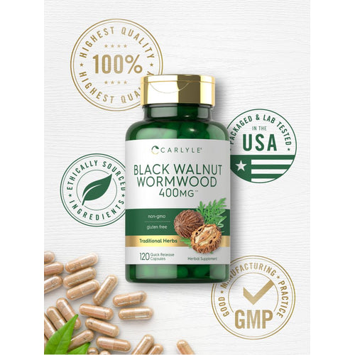 View 5 Black Walnut Wormwood | 120 Capsules