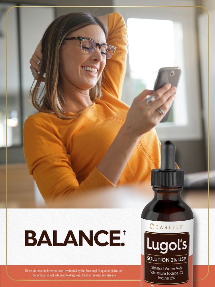 Lugols Iodine 2% | 4oz (2 x 2 fl oz Bottles)