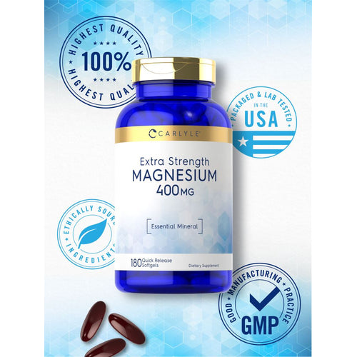 View 5 Magnesium 400mg | 180 Softgels