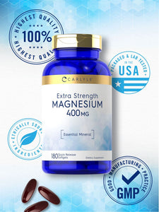 Magnesium 400 mg | 180 Softgels