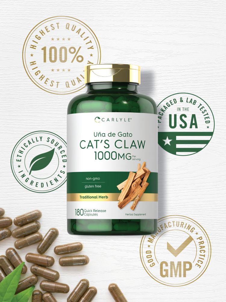 Cat's Claw 1000mg per serving | 180 Capsules