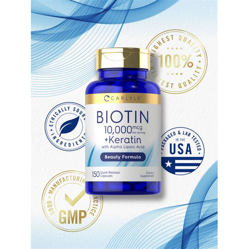 View 5 Biotin 10000mcg per serving | 150 Capsules